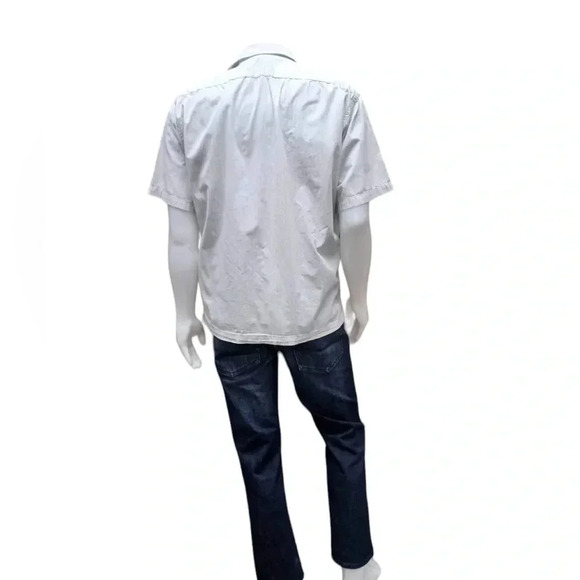 Perry Ellis Cotton Short Sleeve Button Down Shirt Size XL - Picture 4 of 11
